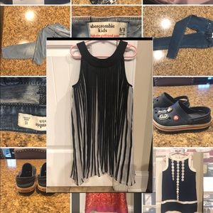 Nicole Miller size 10 tuxedo pleat dress.